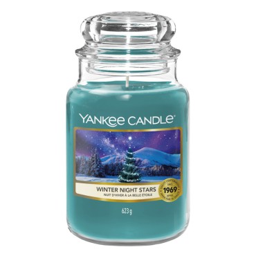 Duża świeca Winter Night Stars Yankee Candle