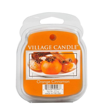 Wosk Orange Cinnamon Village Candle