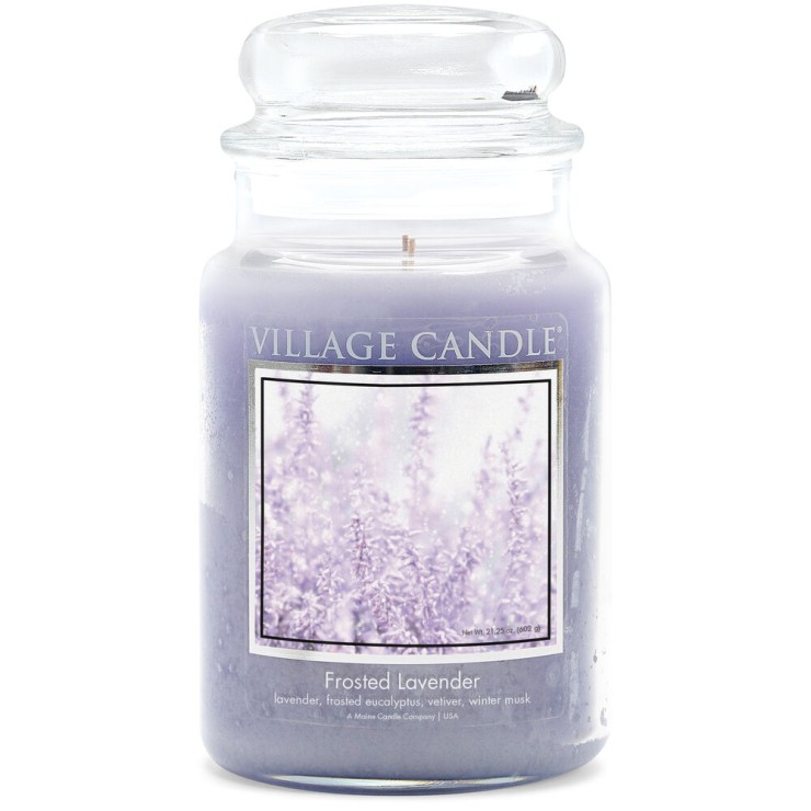 Duża świeca Frosted Lavender Village Candle Duża świeca Frosted Lavender Village Candle