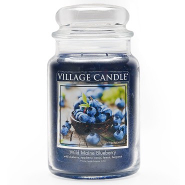 Duża świeca Wild Maine Blueberry Village Candle