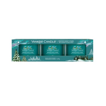 Świece mini 3 pack Winter Night Stars Yankee Candle