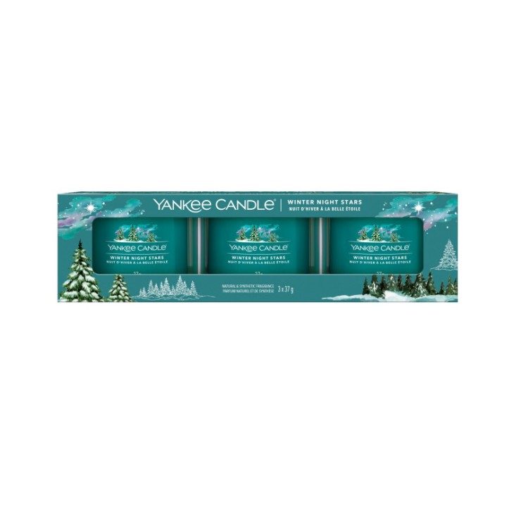 Świece mini 3 pack Winter Night Stars Yankee Candle Świece mini 3 pack Winter Night Stars Yankee Candle