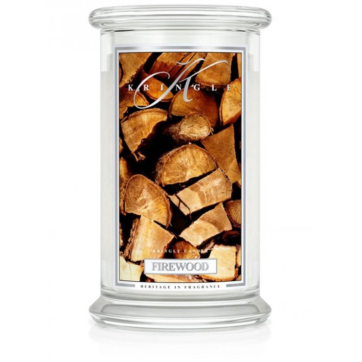 Duża świeca Firewood Kringle Candle Duża świeca Firewood Kringle Candle
