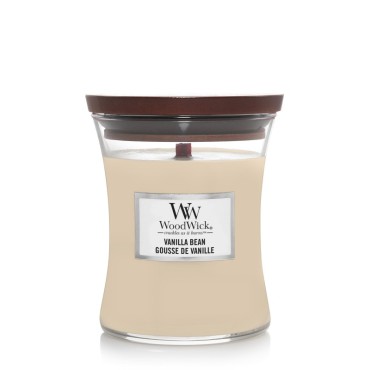 Średnia świeca Vanilla Bean Woodwick