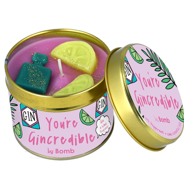 Świeca zapachowa w puszce You're Gincredible Bomb Cosmetics