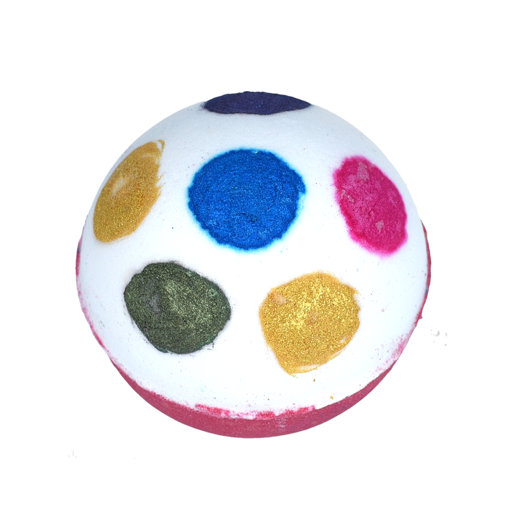 Musująca kula do kąpieli Going Dotty Bomb Cosmetics