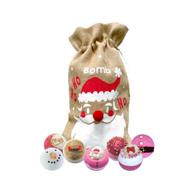 Zestaw upominkowy worek Ho Ho Ho Santa Bomb Cosmetics