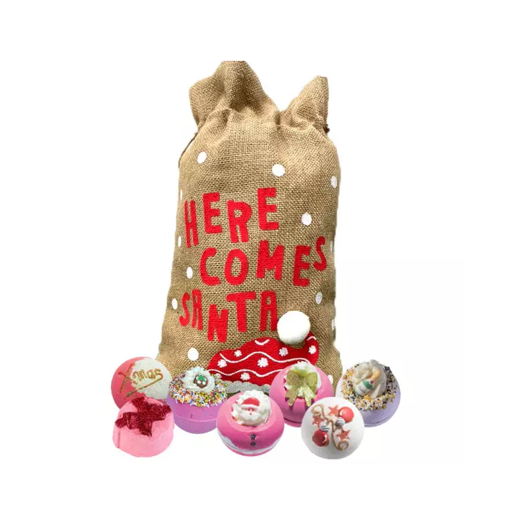 Zestaw upominkowy worek Here Comes Santa Bomb Cosmetics