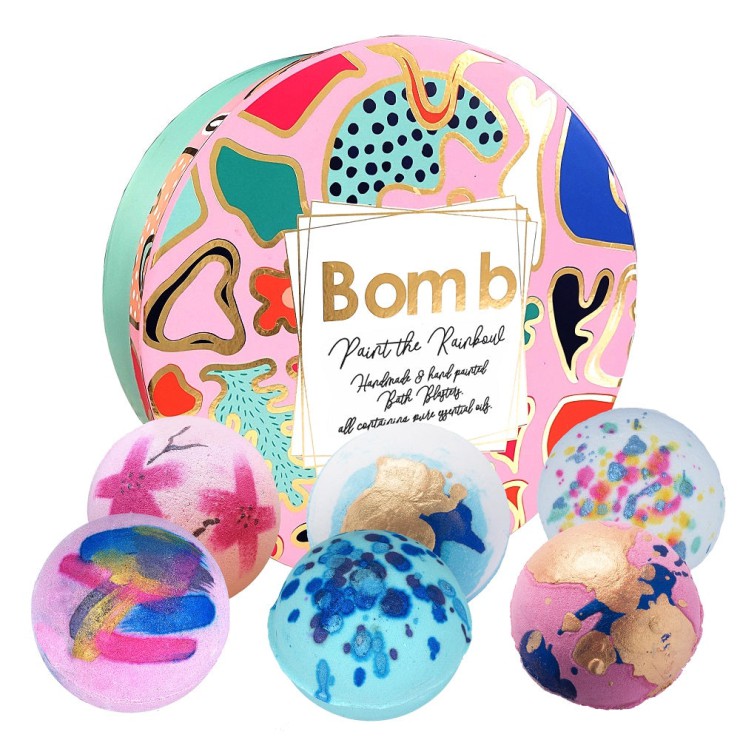 Zestaw upominkowy Pomaluj tęczę Bomb Cosmetics Zestaw upominkowy Pomaluj tęczę Bomb Cosmetics