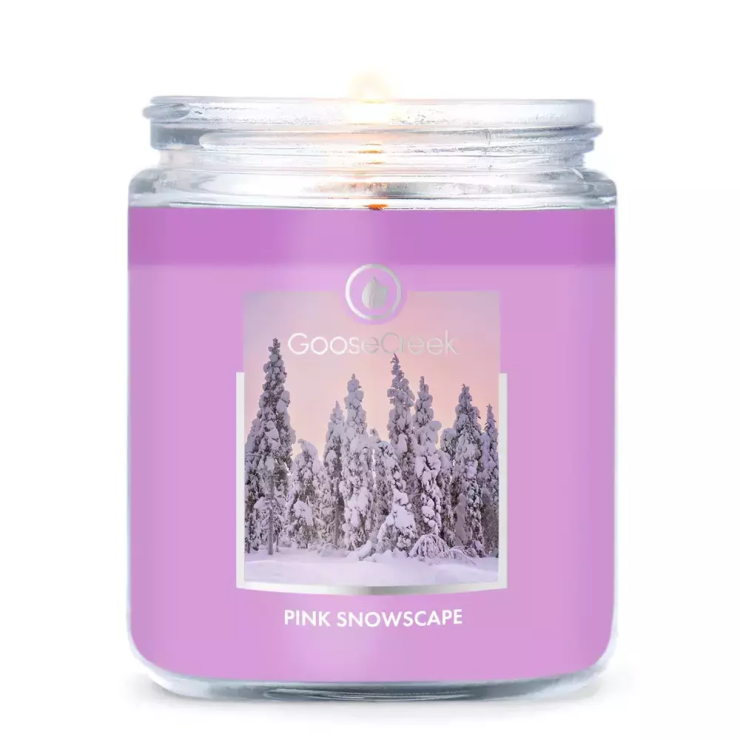 Mała świeca Pink Snowscapes Goose Creek Candle Mała świeca Pink Snowscapes Goose Creek Candle