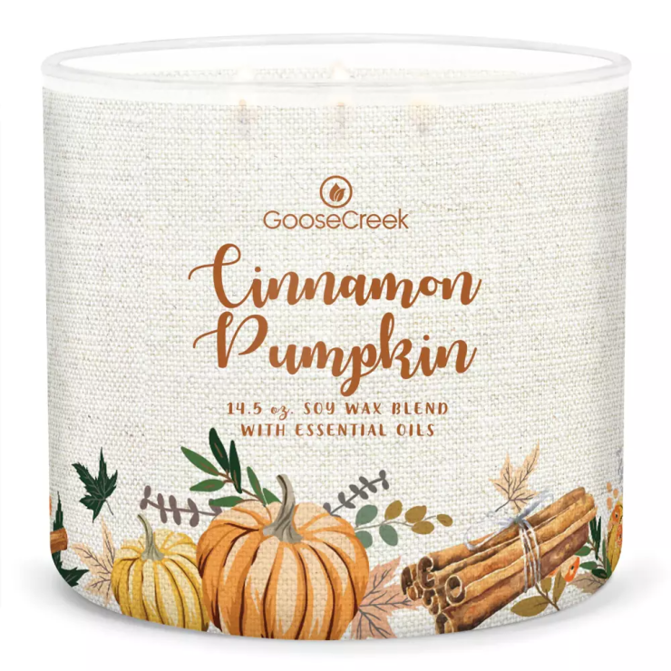 Świeca Tumbler Cinnamon Pumpkin Goose Creek Candle Świeca Tumbler Cinnamon Pumpkin Goose Creek Candle