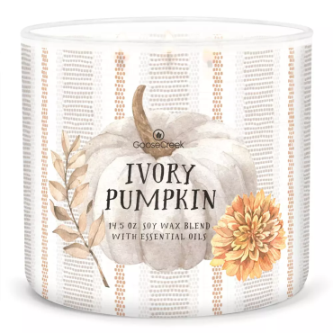 Świeca Tumbler Ivory Pumpkin Goose Creek Candle