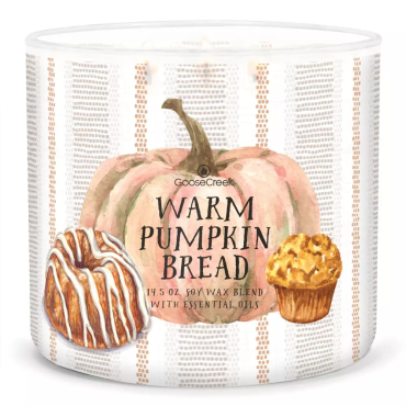 Świeca Tumbler Warm Pumpkin Bread Goose Creek Candle