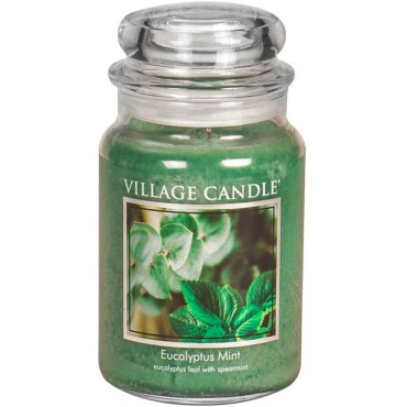 Duża świeca Eucalyptus Mint Village Candle