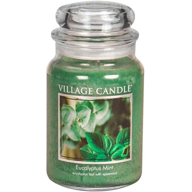 Duża świeca Eucalyptus Mint Village Candle