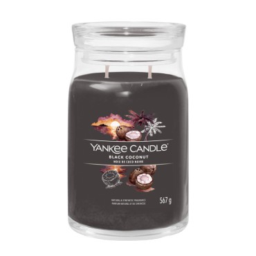 Duża świeca Signature Black Coconut Yankee Candle