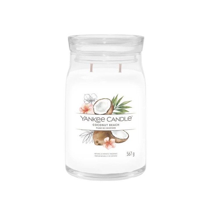 Duża świeca Signature Coconut Beach Yankee Candle