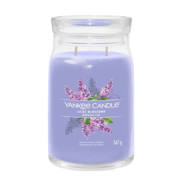Duża świeca Signature Lilac Blossom Yankee Candle