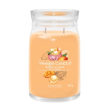Duża świeca Signature Mango Ice Cream Yankee Candle