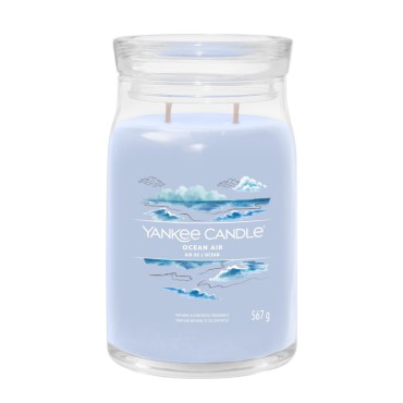 Duża świeca Signature Ocean Air Yankee Candle