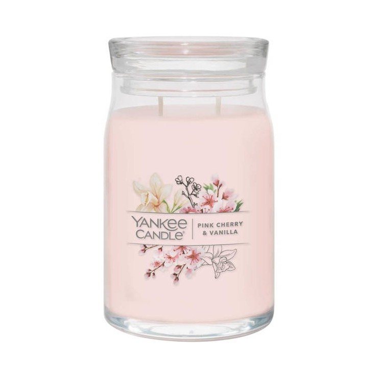Duża świeca Signature Pink Cherry & Vanilla Yankee Candle Duża świeca Signature Pink Cherry & Vanilla Yankee Candle