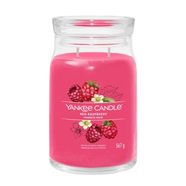 Duża świeca Signature Red Raspberry Yankee Candle