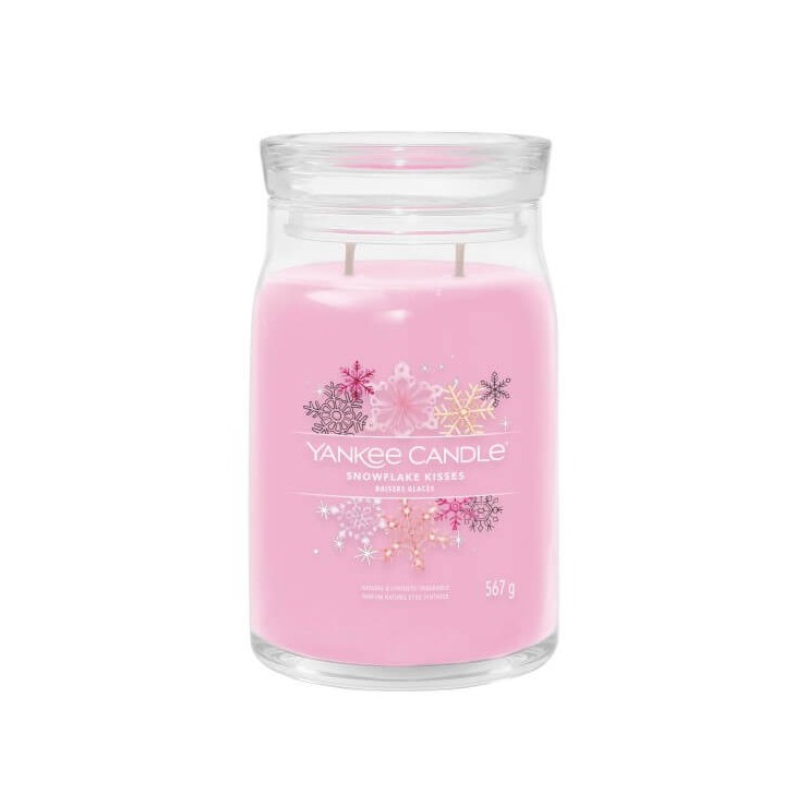 Duża świeca Signature Snowflake Kisses Yankee Candle Duża świeca Signature Snowflake Kisses Yankee Candle
