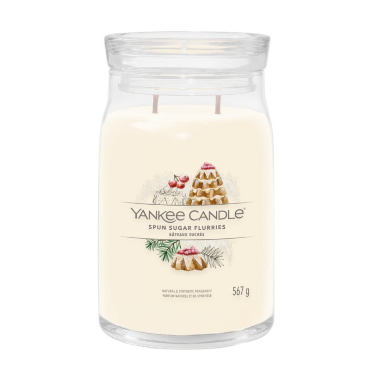 Duża świeca Signature Spun Sugar Flurries Yankee Candle Duża świeca Signature Spun Sugar Flurries Yankee Candle