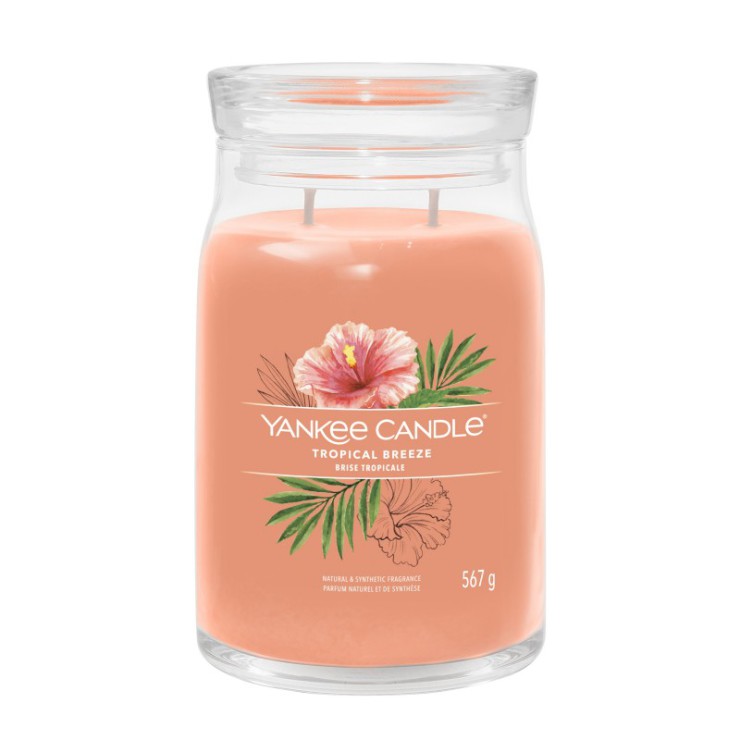 Duża świeca Signature Tropical Breeze Yankee Candle Duża świeca Signature Tropical Breeze Yankee Candle