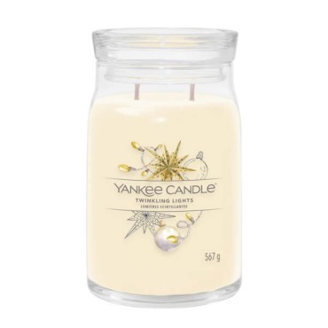 Duża świeca Signature Twinkling Lights Yankee Candle