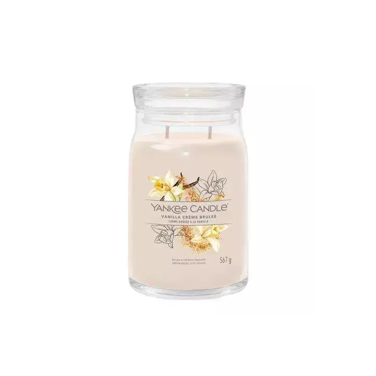 Duża świeca Signature Vanilla Creme Brulee Yankee Candle Duża świeca Signature Vanilla Creme Brulee Yankee Candle