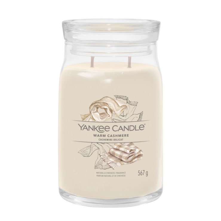 Duża świeca Signature Warm Cashmere Yankee Candle Duża świeca Signature Warm Cashmere Yankee Candle