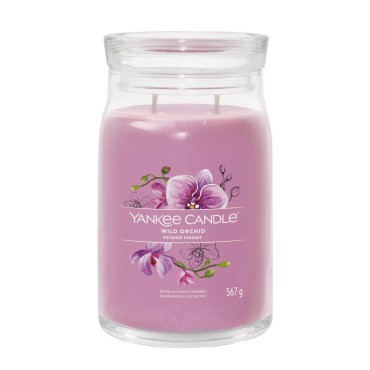 Duża świeca Signature Wild Orchid Yankee Candle