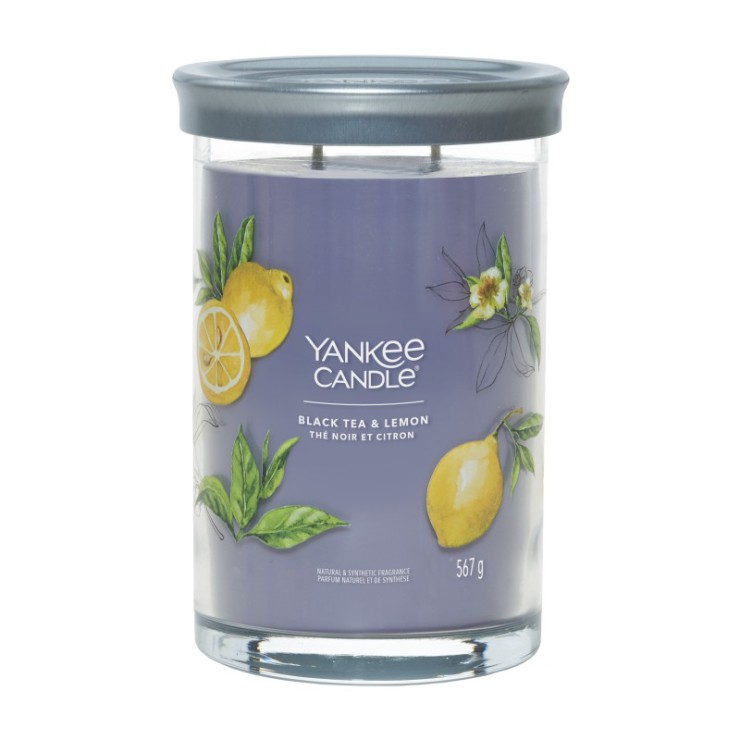 Duży tumbler Signature Black Tea & Lemon Yankee Candle Duży tumbler Signature Black Tea & Lemon Yankee Candle
