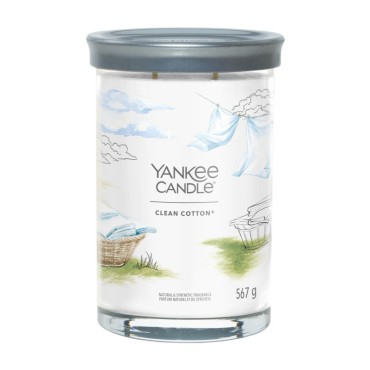 Duży tumbler Signature Clean Cotton Yankee Candle