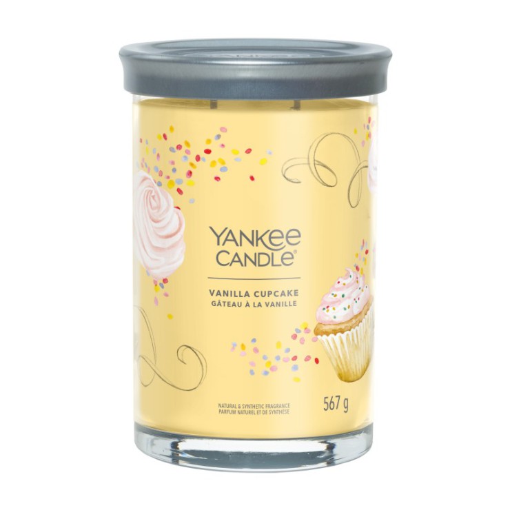 Duży tumbler Signature Vanilla Cupcake Yankee Candle Duży tumbler Signature Vanilla Cupcake Yankee Candle