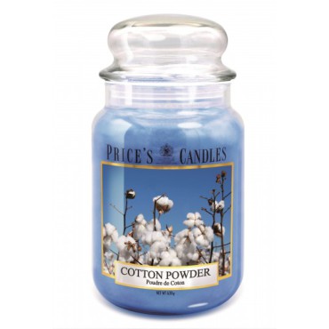 Duża świeca Cotton Powder Price's Candles