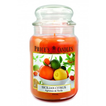 Duża świeca Sicilian Citrus Price's Candles