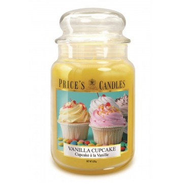 Duża świeca Vanilla Cupcake Price's Candles