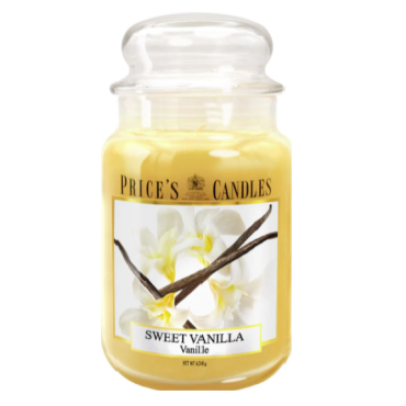 Duża świeca Sweet Vanilla Price's Candles