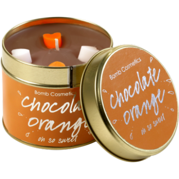 Świeca zapachowa w puszce CZEKOLADOWA POMARAŃCZA Bomb Cosmetics