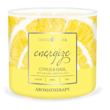Świeca Tumbler Aromatherapy Citrus&Basil Goose Creek Candle