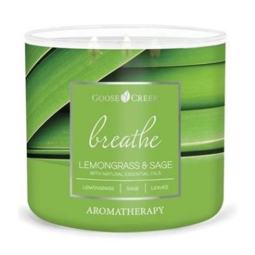 Świeca Tumbler Aromatherapy Lemongrass Sage Goose Creek Candle