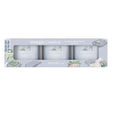 Świeca mini 3 pack A Calm&Quiet Place Yankee Candle