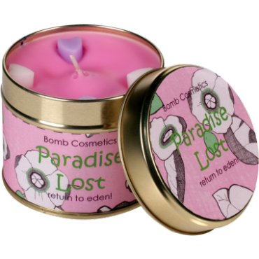 Świeca zapachowa w puszce ZAGUBIENI W RAJU – Bomb Cosmetics