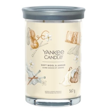 Duży tumbler Signature Soft Woll & Amber Yankee Candle