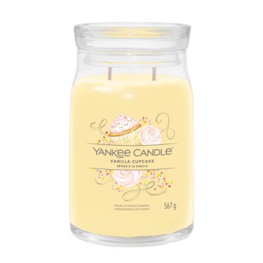 Duża świeca Signature Vanilla Cupcake Yankee Candle