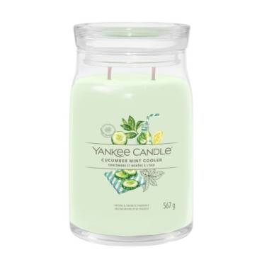 Duża świeca Signature Cucumber Mint Cooler Yankee Candle