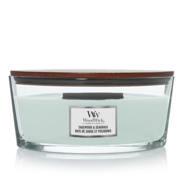 Świeca Hearthwick Sagewood & Seagrass WoodWick