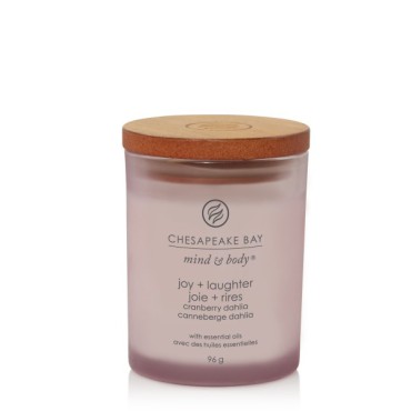 Mała świeca Joy & Laughter (Cranberry Dahlia) Chesapeake Bay Candle